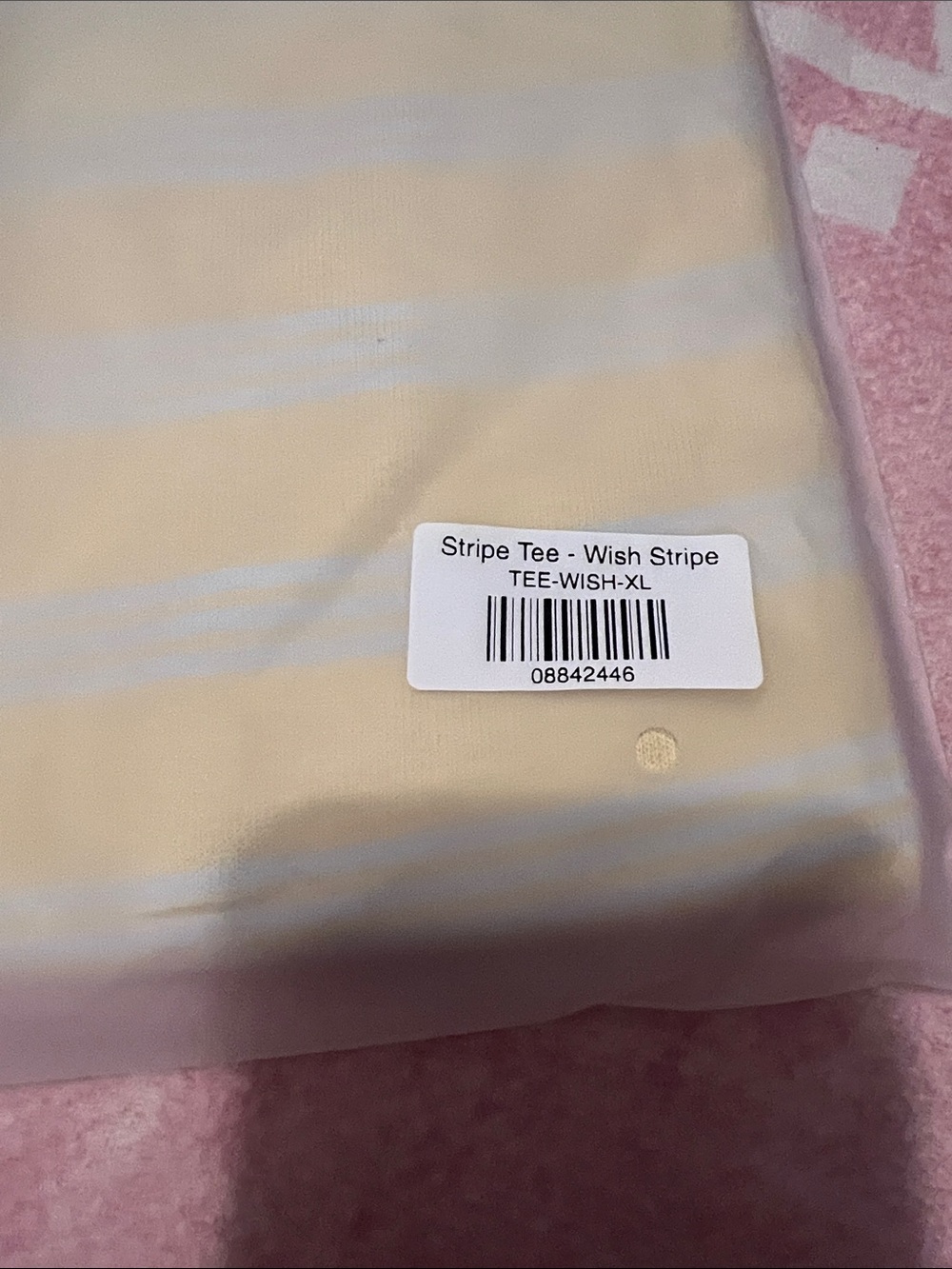 Parke Birthday Collection Wish Stripe Short-Sleeve Tee Size XL - Picture 5 of 5